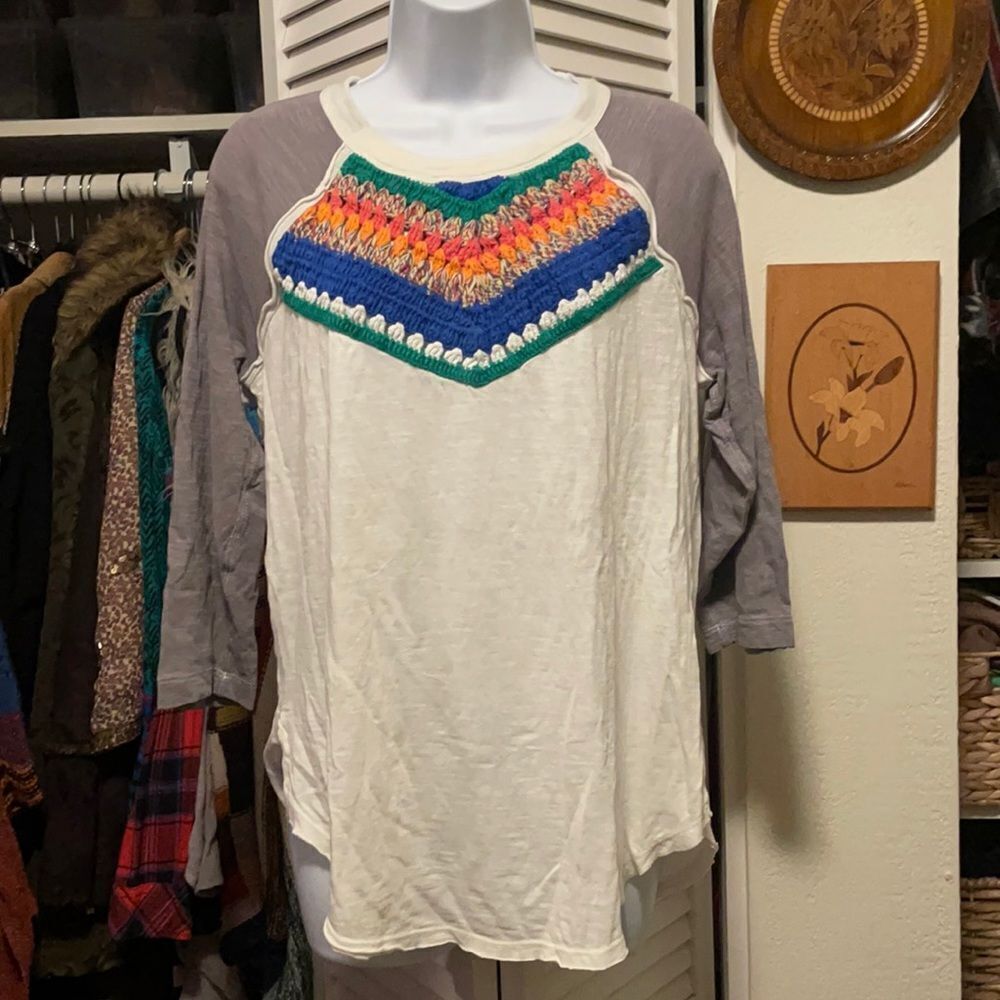 Free People We The Free Baseball Tee